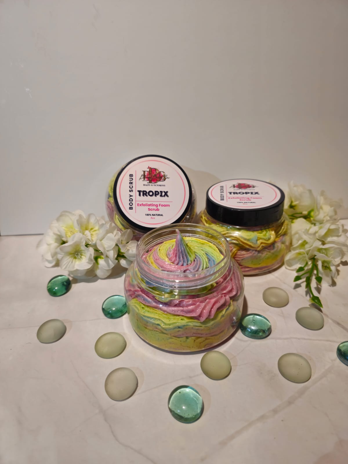 TROPIX Exfoliating Sugar Scrub - Smooth & Hydrated Skin Bath Scrub