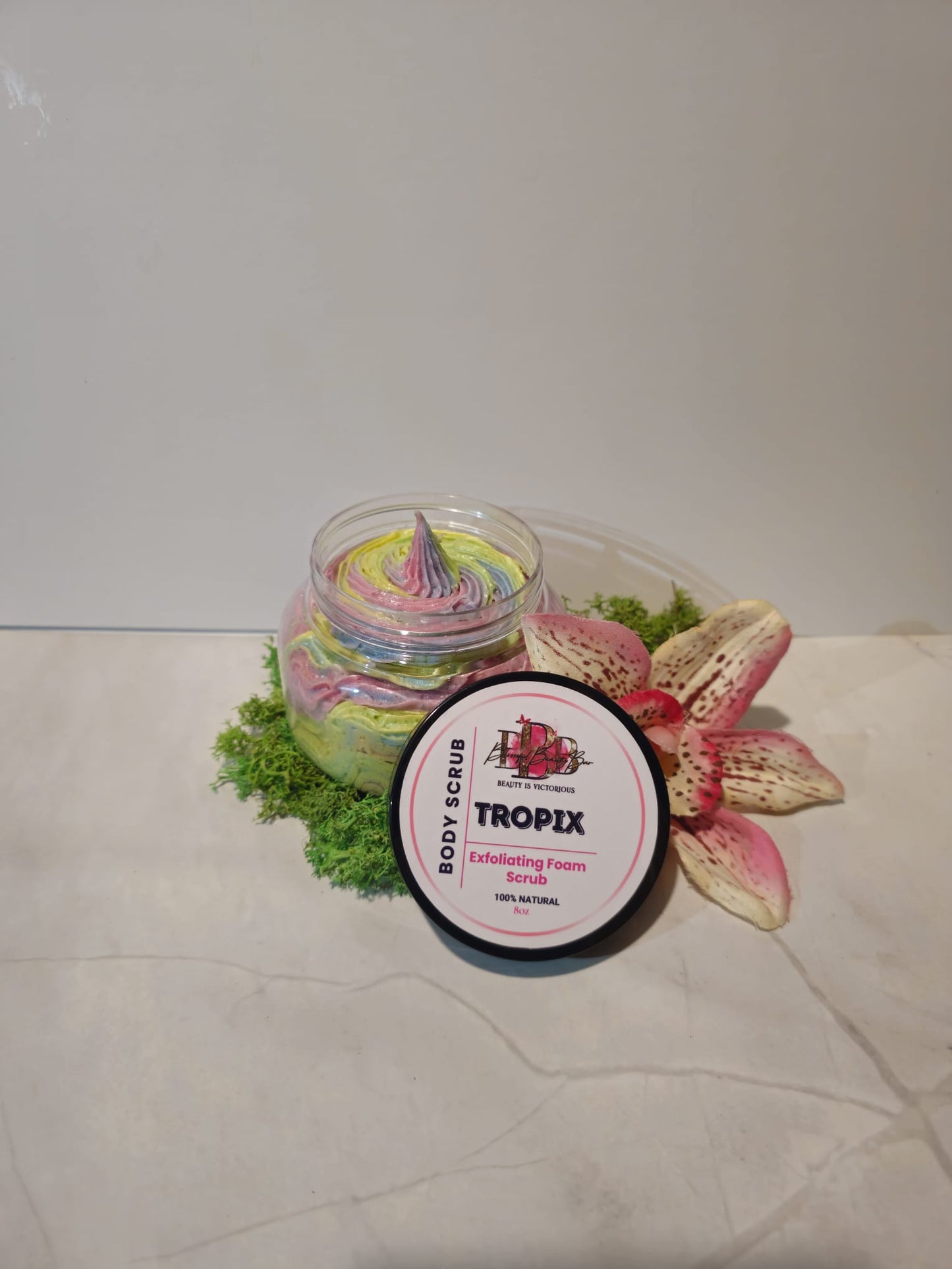 TROPIX Exfoliating Sugar Scrub - Smooth & Hydrated Skin Bath Scrub