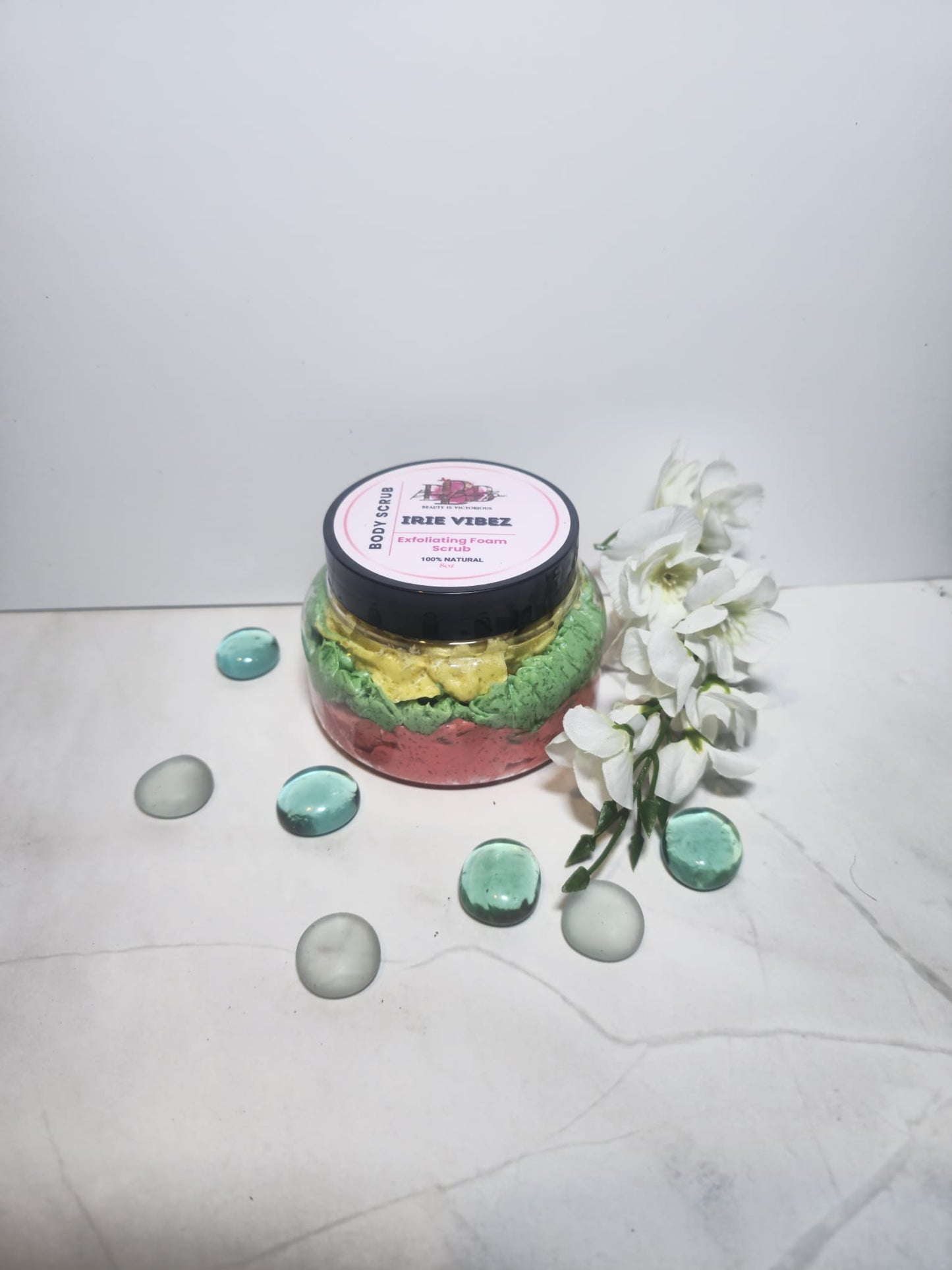 IRIE VIBES Exfoliating Sugar Scrub - Skin Refresh & Revitalize Scrub