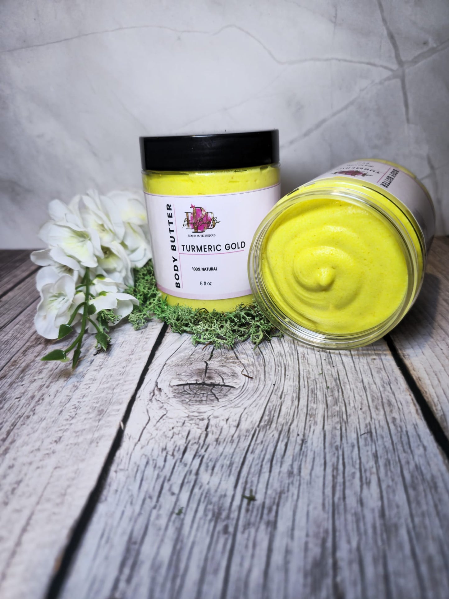 Turmeric Gold Whipped Body Butter - Brighten & Nourish Skin Products