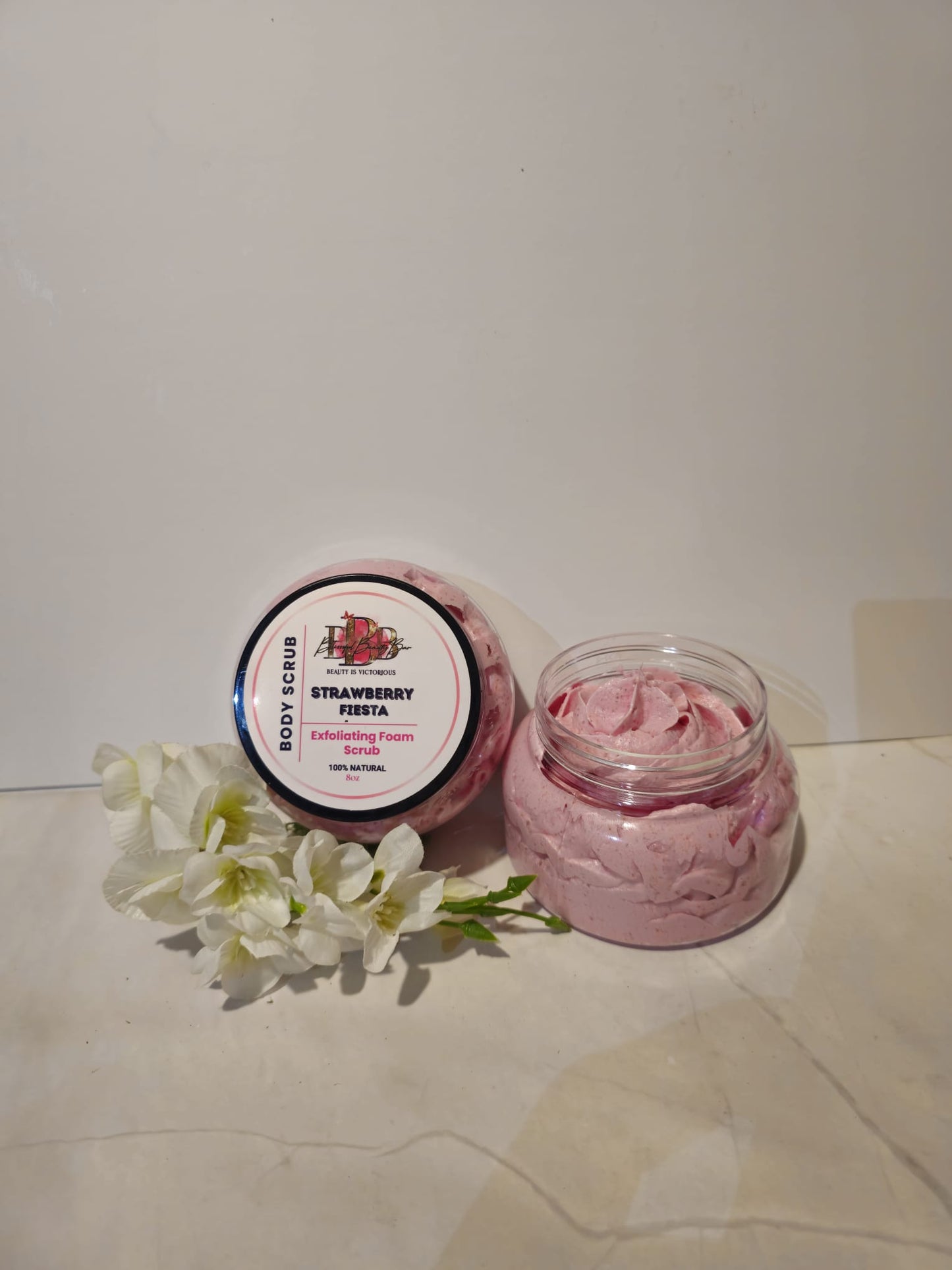 Strawberry Fiesta Sugar Scrub - Soft & Sweetly Scented Skin Scrub