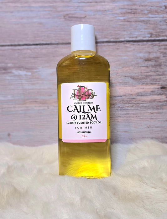 Call Me @ 12AM Luxury Scented Body Oil (Men)