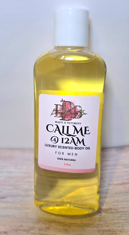 Call Me @ 12AM Luxury Scented Body Oil (Men)